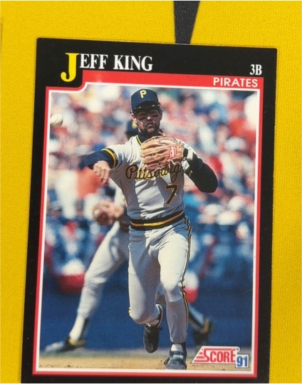 1991 Score #244 Jeff King — front