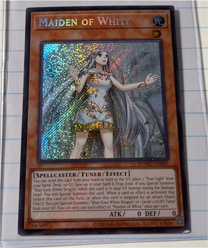 2020 Yu-Gi-Oh! SDWD-EN041 Maiden of White — front