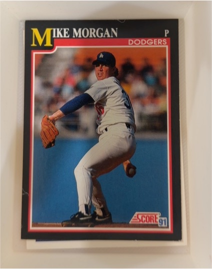 1991 Score #276 Mike Morgan — front