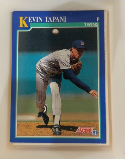 1991 Score #60 Kevin Tapani — front