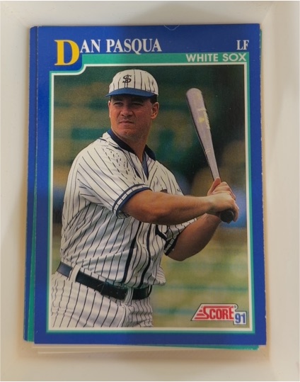 1991 Score #85 Dan Pasqua — front