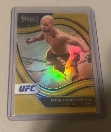 2021 Panini Select UFC #211 Volkan Oezdemir — front