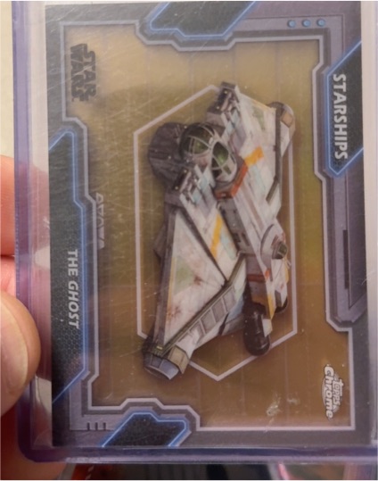 2024 Topps Chrome Star Wars Starships #S-3 The Ghost — front