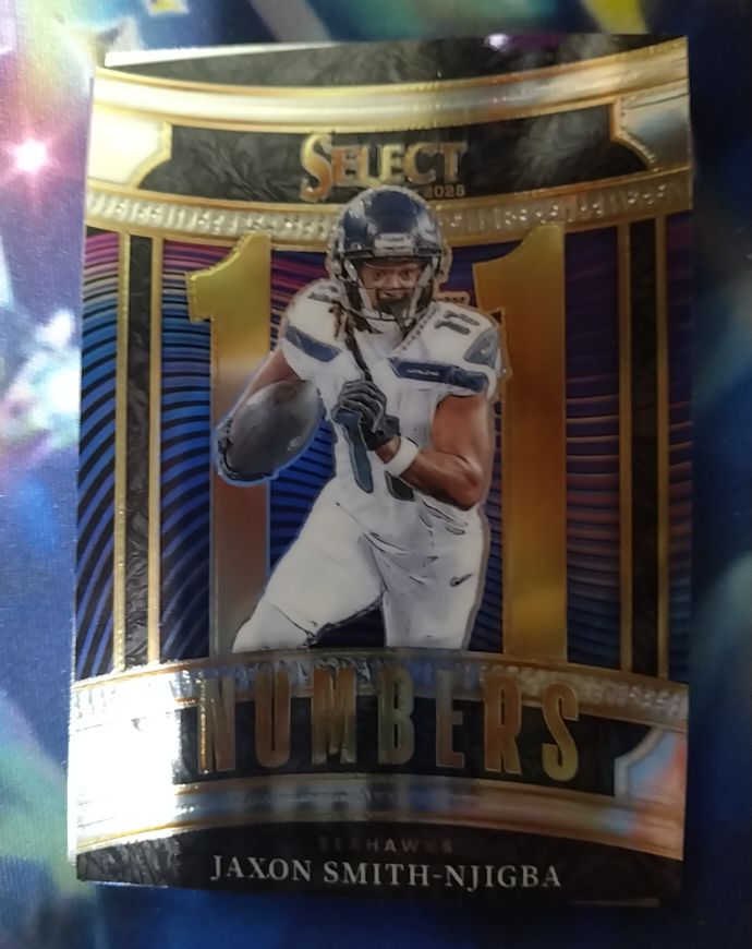 2025 Panini Select #20 Jaxon Smith-Njigba Select Numbers — front