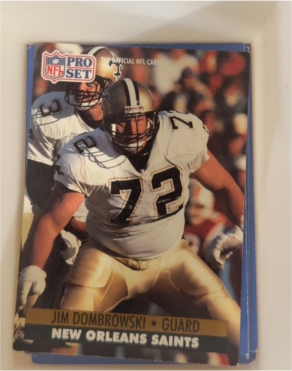 1991 Pro Set #588 Jim Dombrowski — front