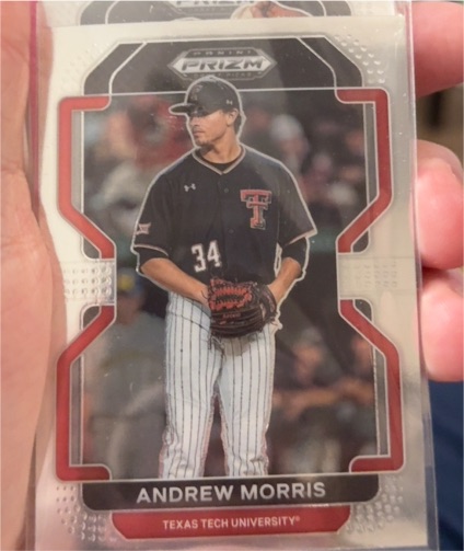 2022 Panini Prizm Draft Picks #PDP114 Andrew Morris — front