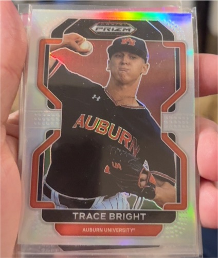 2022 Panini Prizm Draft Picks #PDP137 Trace Bright — front