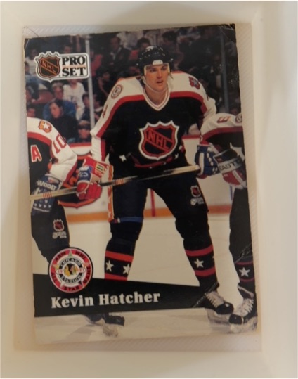 1991-92 Pro Set #316 Kevin Hatcher — front