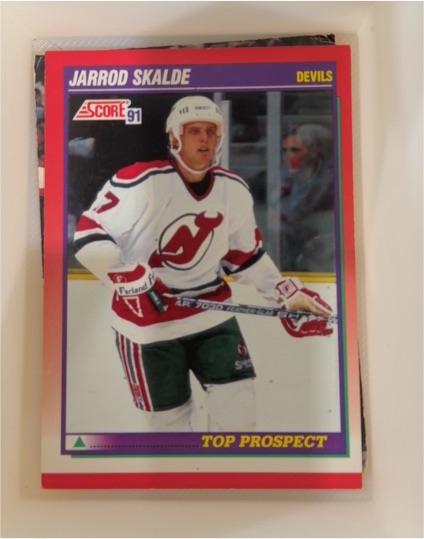 1991-92 Score American #392 Jarrod Skalde — front