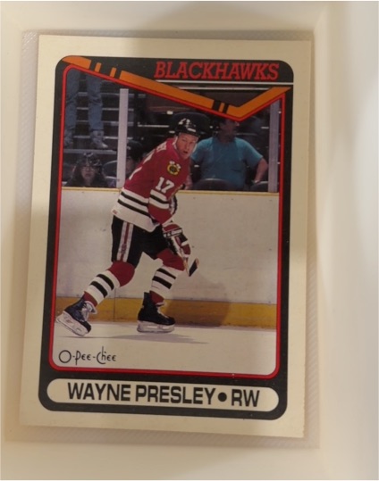 1990-91 O-Pee-Chee #456 Wayne Presley — front