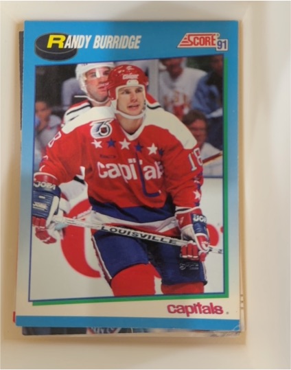 1991 Score #14T Randy Burridge — front