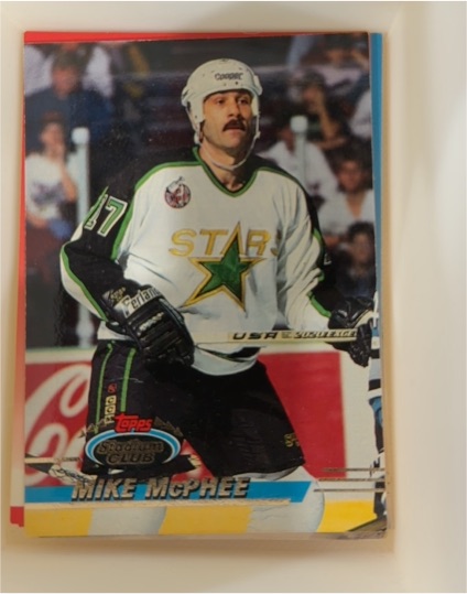 1993-94 Topps Stadium Club #6 Mike McPhee — front