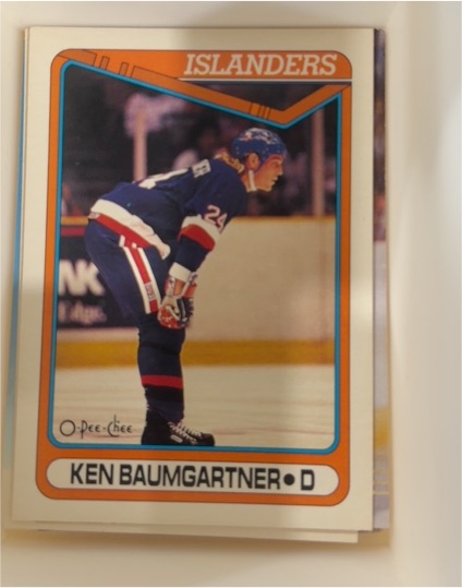 1990-91 O-Pee-Chee #414 Ken Baumgartner — front