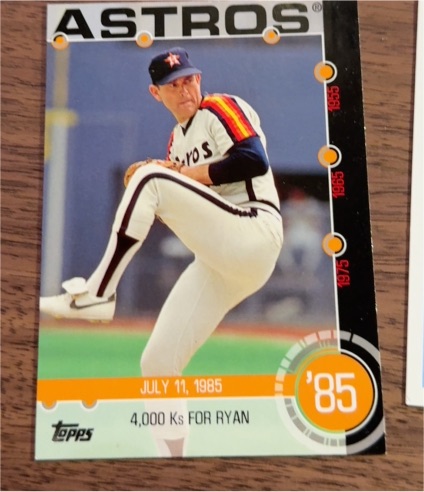2015 Topps Baseball History #14B Nolan Ryan — front