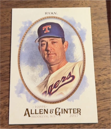 2017 Topps Allen & Ginter #60 Nolan Ryan — front