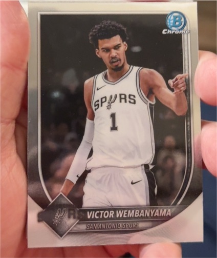 2025-26 Bowman Chrome #BCV-143 Victor Wembanyama — front