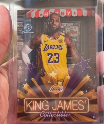 2025-26 Bowman Chrome Hobby Stars #HS-13 LeBron James — front
