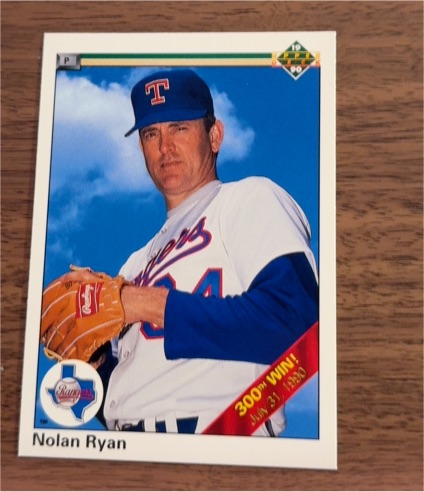 1990 Upper Deck #734 Nolan Ryan — front