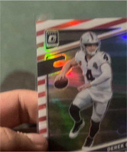2021 Panini Donruss Optic #41 Derek Carr — front