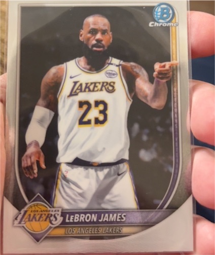 2025-26 Bowman Chrome #BCV-121 LeBron James — front