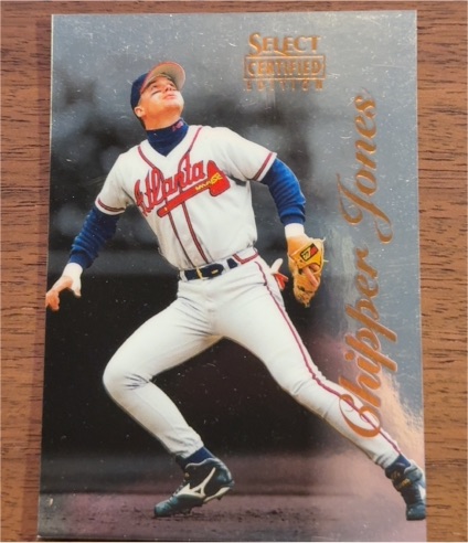 1996 Select Certified Edition #7 Chipper Jones — front