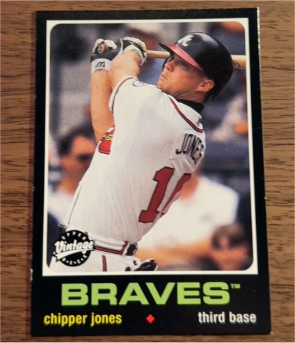 2002 Upper Deck Vintage #137 Chipper Jones — front