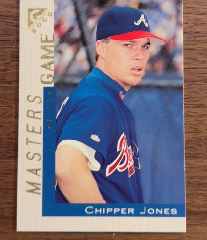 2000 Topps Gallery #110 Chipper Jones Masters of the Game — front