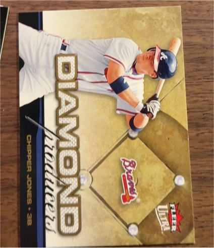 2006 Fleer Ultra Diamond Producers #DP2 Chipper Jones — front
