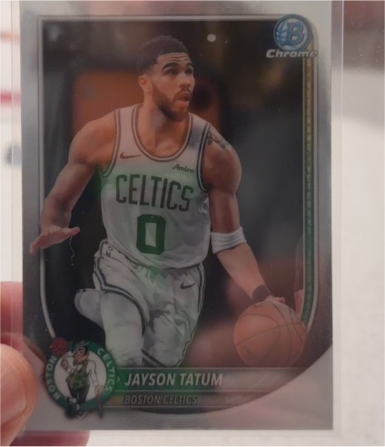 2025-26 Bowman Chrome #BCV-56 Jayson Tatum — front