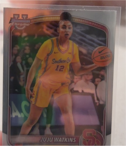 2025-26 Bowman Chrome #BCP-96 Juju Watkins — front