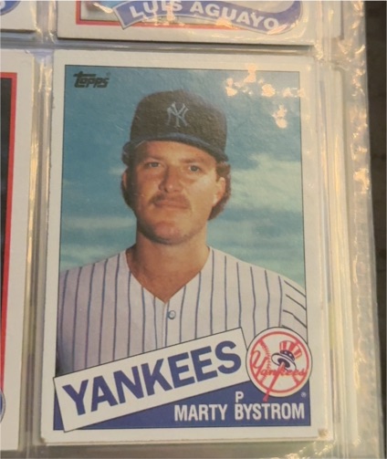 1985 Topps #284 Marty Bystrom — front