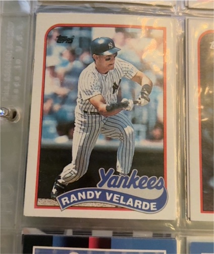 1989 Topps #584 Randy Velarde — front