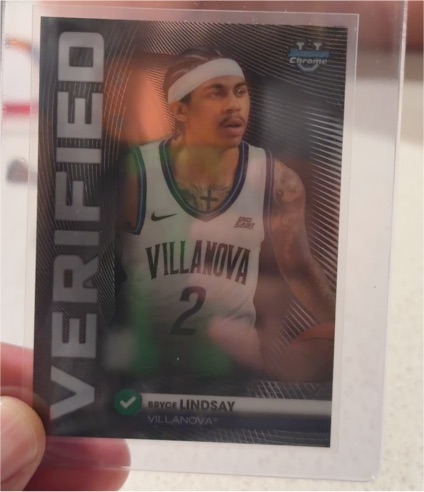 2025-26 Topps Bowman Chrome #BV-24 Bryce Lindsay — front
