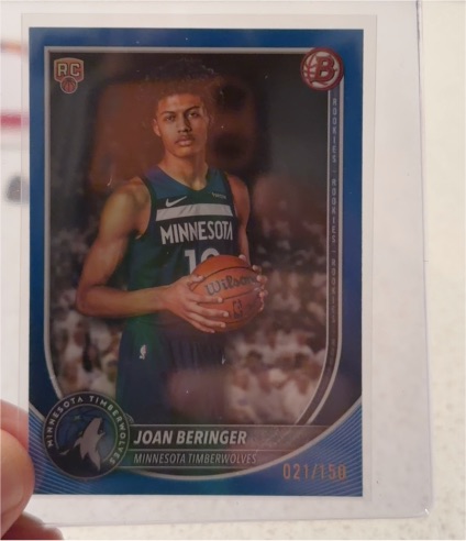 2025-26 Bowman Chrome #BCV-17 Joan Beringer — front