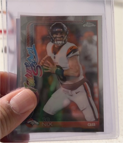 2025 Topps Chrome #FS-15 Bo Nix — front