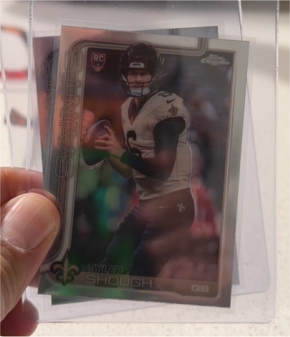 2025 Topps Chrome #398 Tyler Shough — front