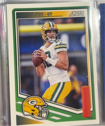2025 Panini Score #119 Jordan Love — front