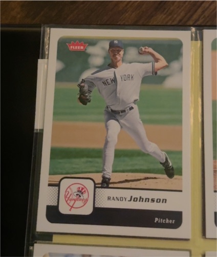 2006 Fleer #398 Randy Johnson — front