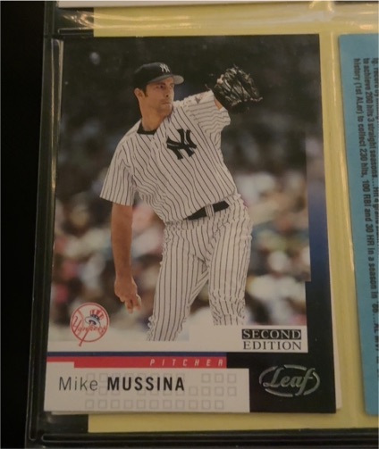 2004 Leaf Second Edition #257 Mike Mussina — front