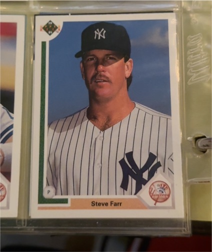 1991 Upper Deck #717 Steve Farr — front
