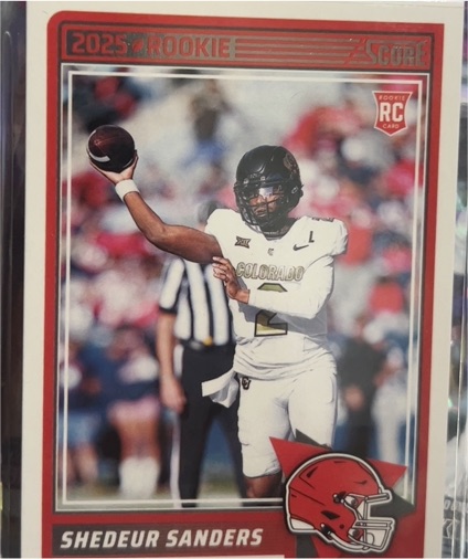 2025 Panini Score #15 Shedeur Sanders — front