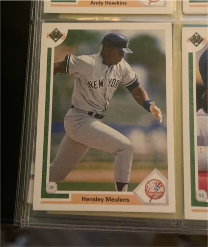 1991 Upper Deck #675 Hensley Meulens — front