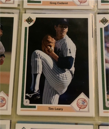 1991 Upper Deck #693 Tim Leary — front
