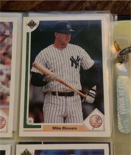 1991 Upper Deck #730 Mike Blowers — front