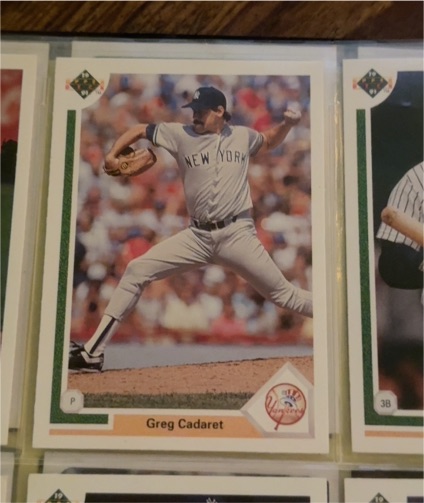 1991 Upper Deck #333 Greg Cadaret — front