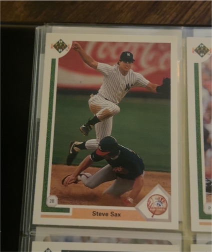 1991 Upper Deck #462 Steve Sax — front