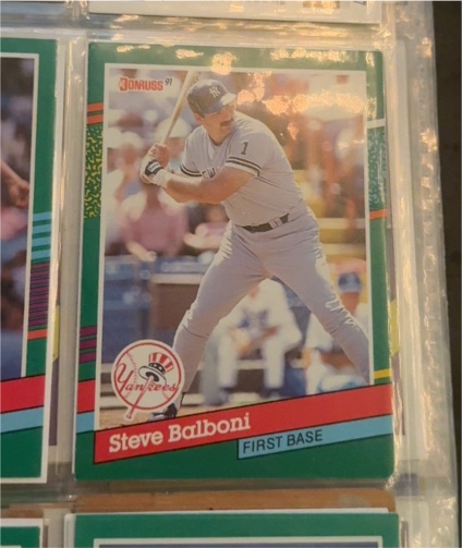 1991 Donruss #650 Steve Balboni — front