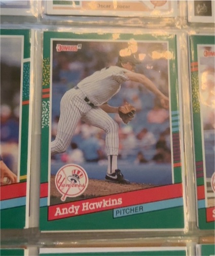 1991 Donruss #611 Andy Hawkins — front