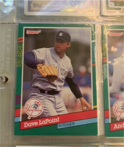 1991 Donruss #481 Dave LaPoint — front
