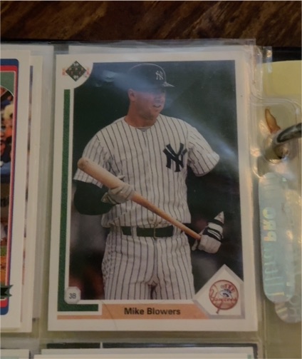 1991 Upper Deck #730 Mike Blowers — front